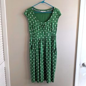 Boden Jersey Polkadot dress